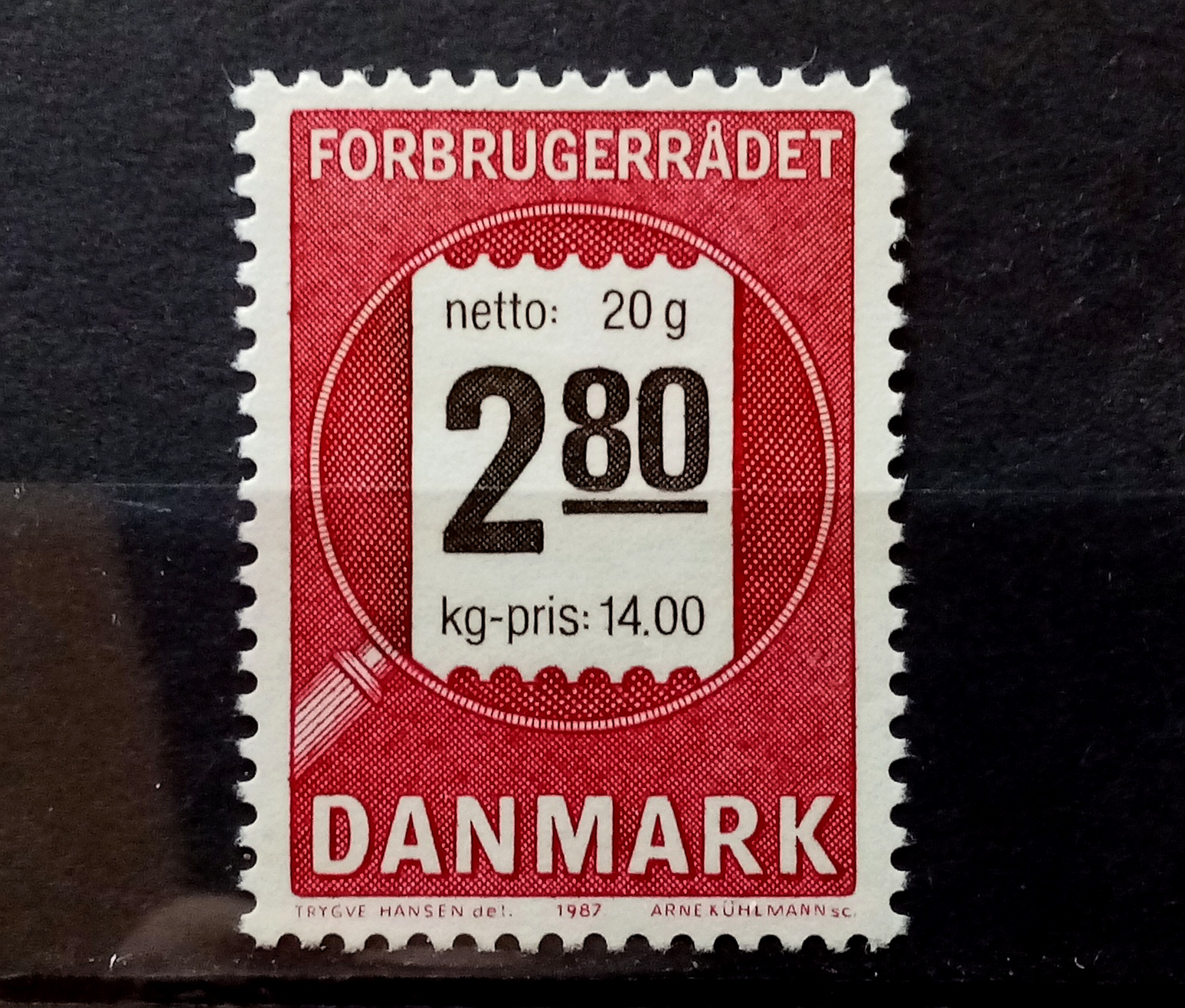 Danmark - Afa : 878. Forbrukerrådets 40 års jubileum. (1987)**