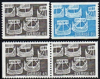 Sverige Afa: 636-37 + par -Nordens dag **