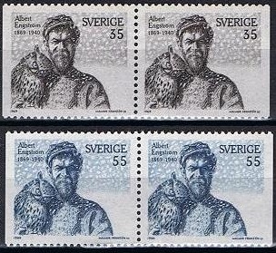 Sverige Afa: 642-43 - Albert Engström 100 år **