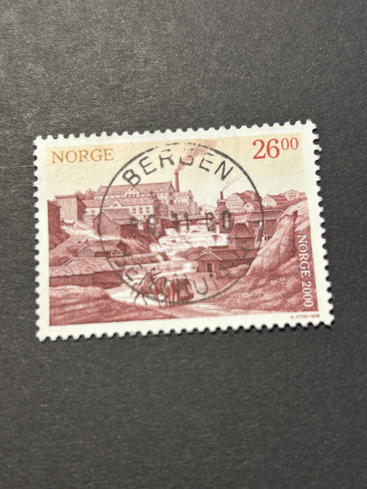 Bergen sentrum. 26 11 90