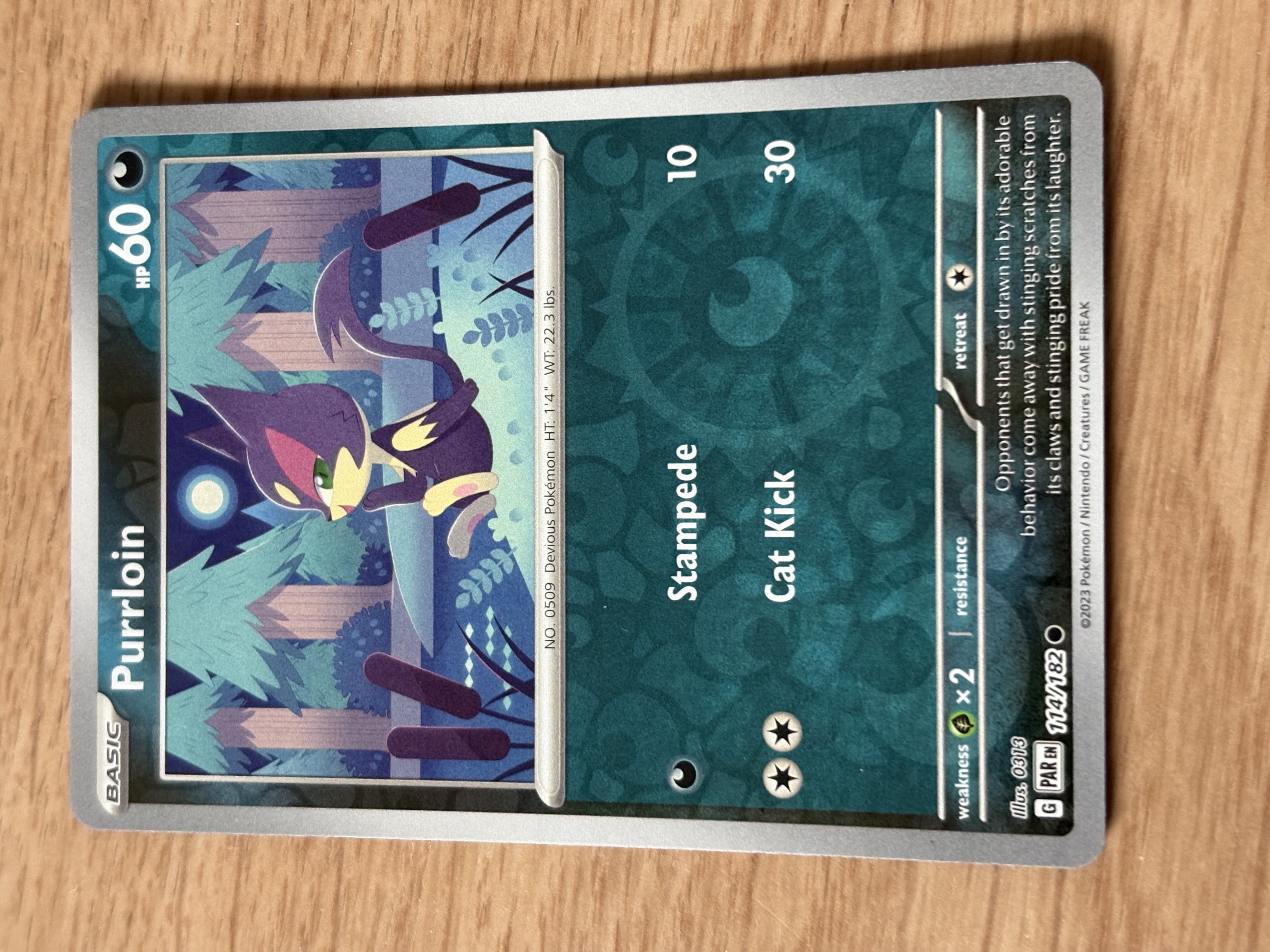 Purrloin - 2023 - HP 60 - 114/182 - V