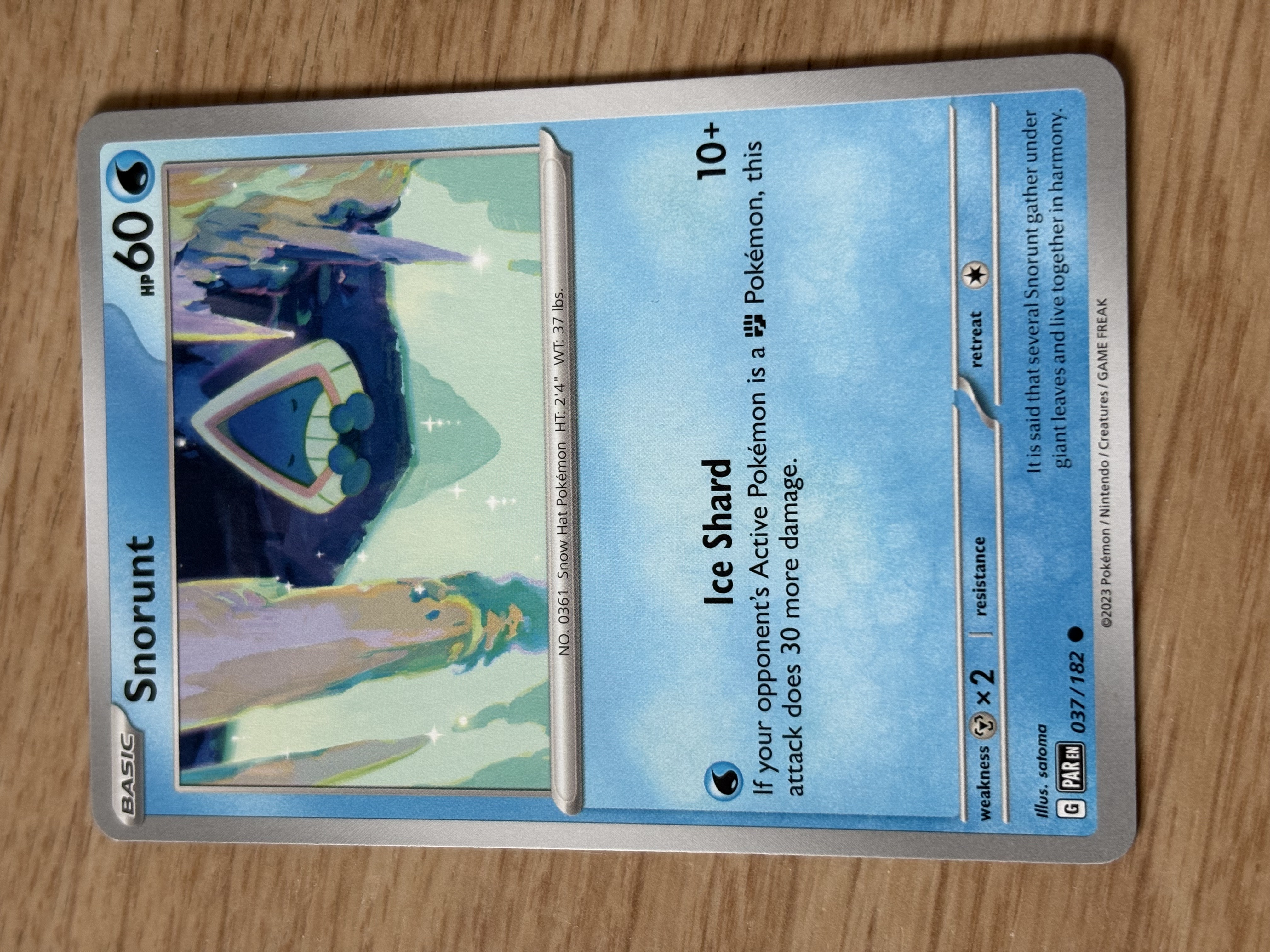 Snorunt - 2023 - HP 60 - 037/182 - V