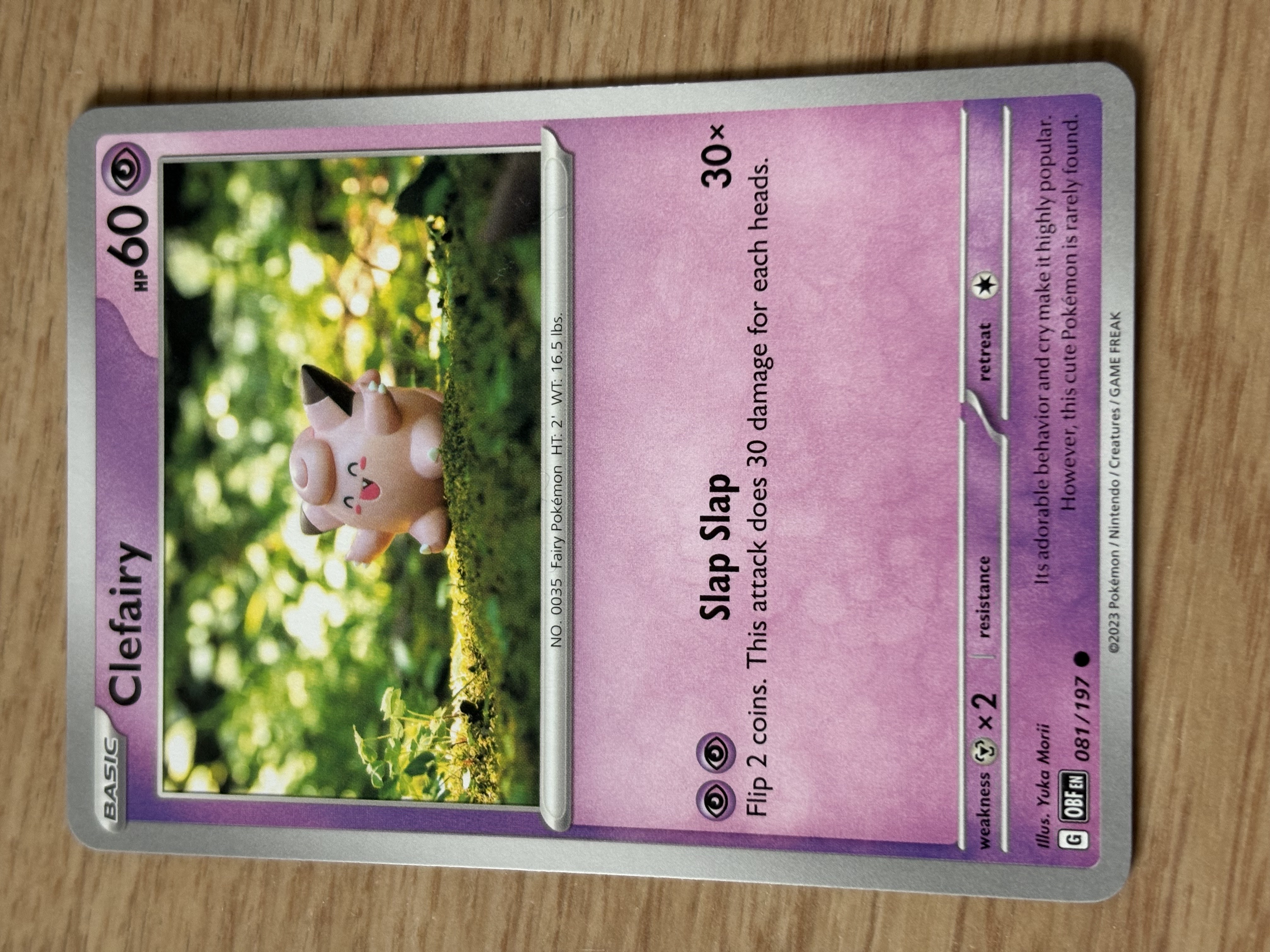 Clefairy - 2023 - HP 60 - 081/197 - V