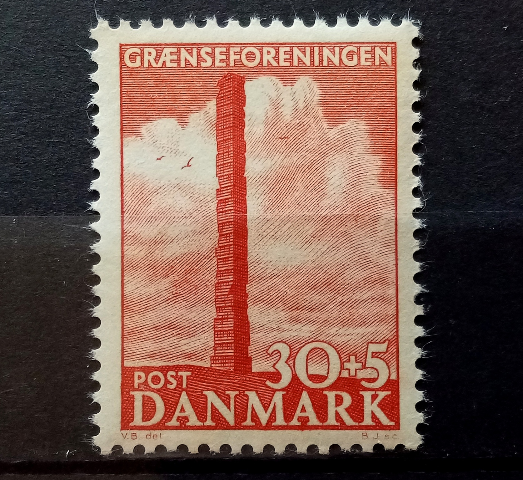 Danmark - Afa : 345. Skamlingsbanken. (1953) **