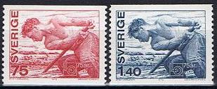 Sverige Afa: 805-06 - LO 75 år **