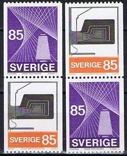 Sverige Afa: 868-69+869-68 - Svensk textil og konfeksjonsindustri **