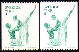 Sverige Afa: 929+929uF - Ballett **