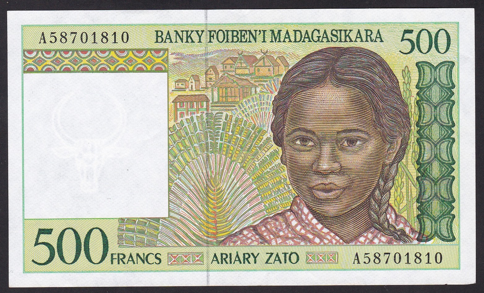 Madagaskar . ND-1994 . 500 Franks