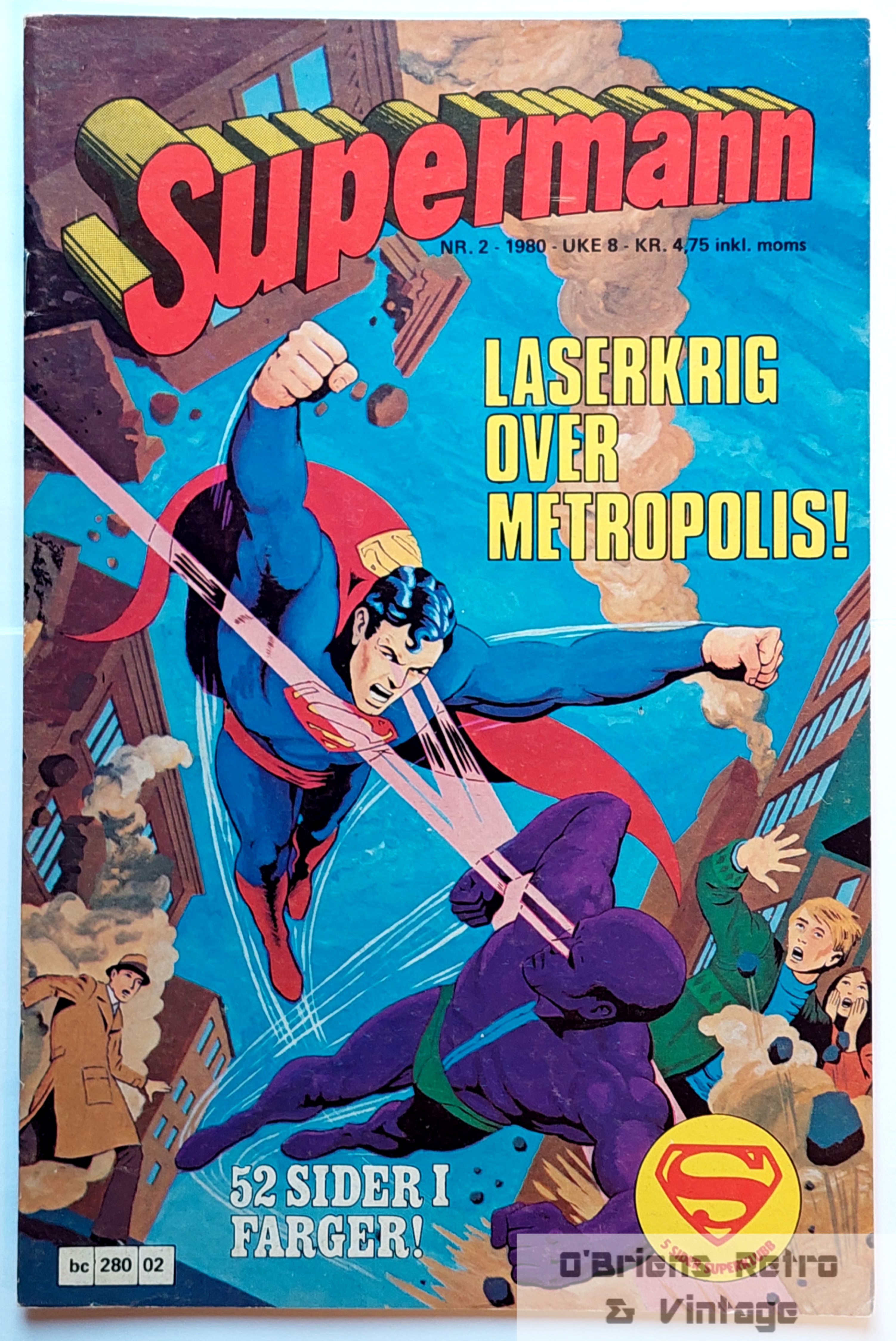 Supermann - 1980 - Nr. 2 - Laserkrig over Metropolis!