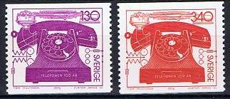 Sverige Afa: 943-44 - Telefonen 100 år **