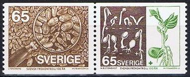 Sverige Afa: 949-50 - Svensk Frøkontroll 100 år **