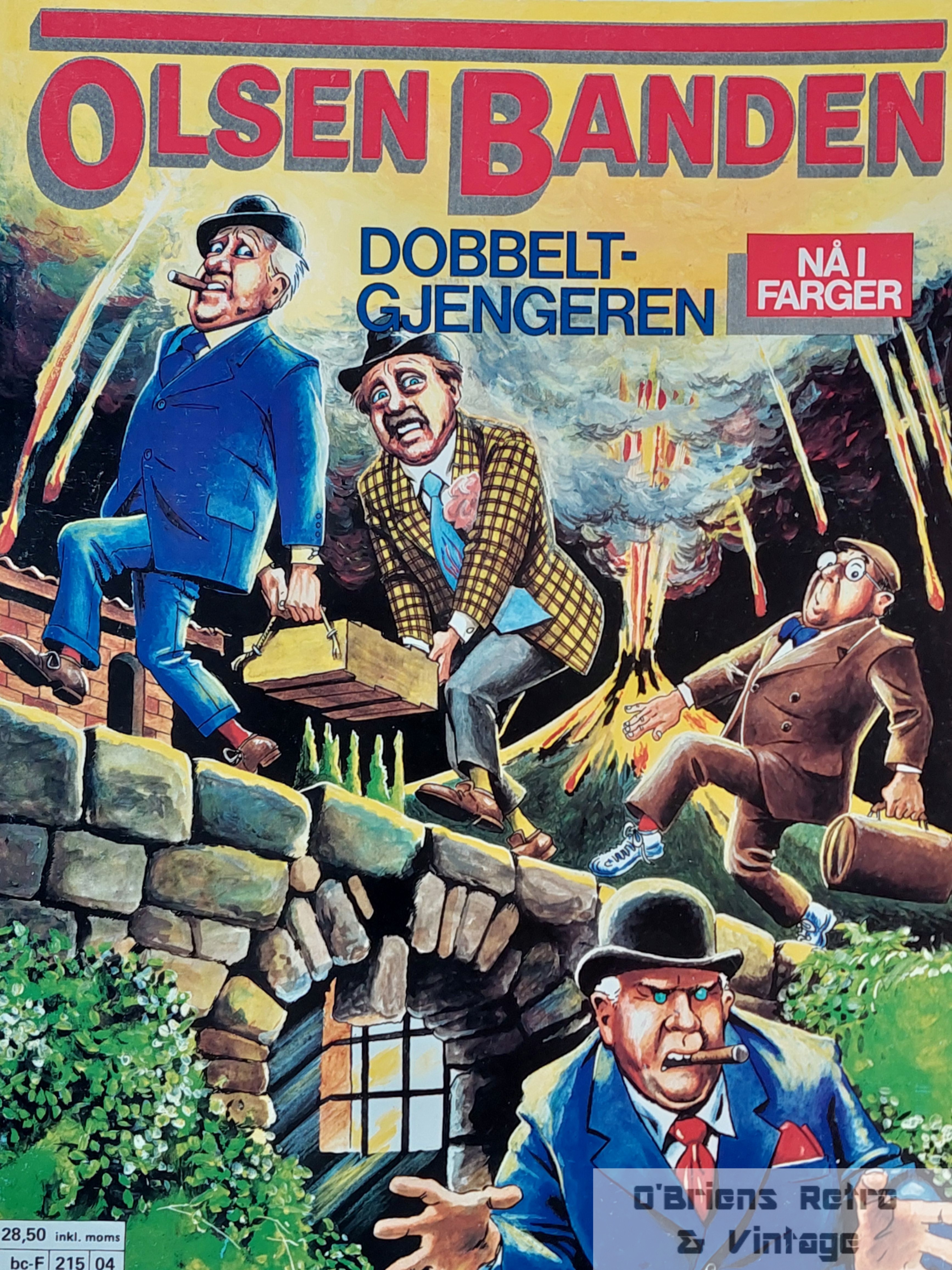 Olsenbanden - Album nr. 4 - Dobbeltgjengeren - Semic - 1986