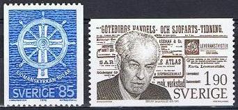 Sverige Afa: 953-54 - Sjømannskirken 100 år **