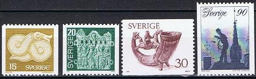 Sverige Afa: 960-63 - Bruksfrimerker **