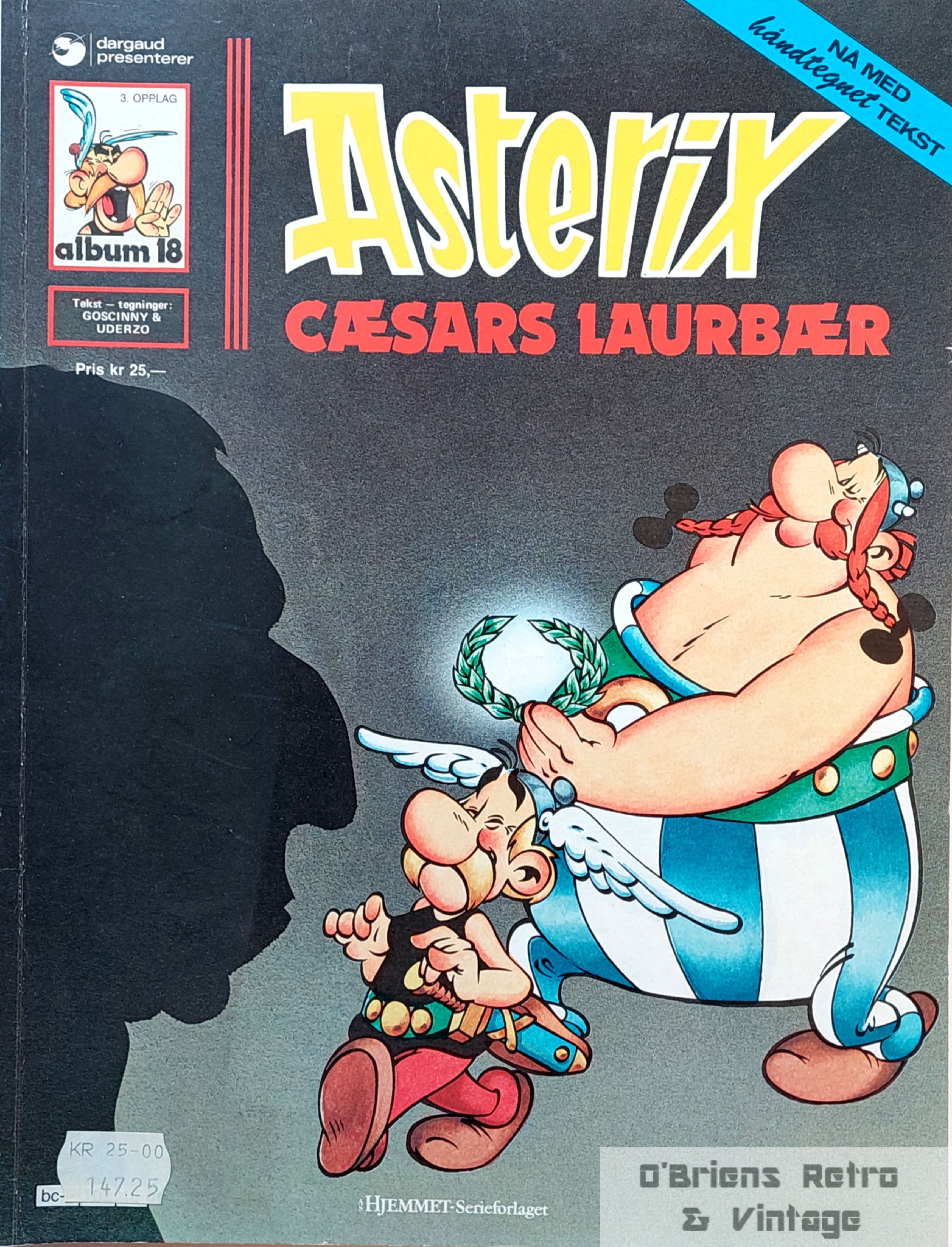 Asterix - Nr. 18 - Cæsars laurbær - 1987