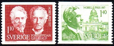 Sverige Afa: 1016-17 - Nobelprisvinnere 1917 **