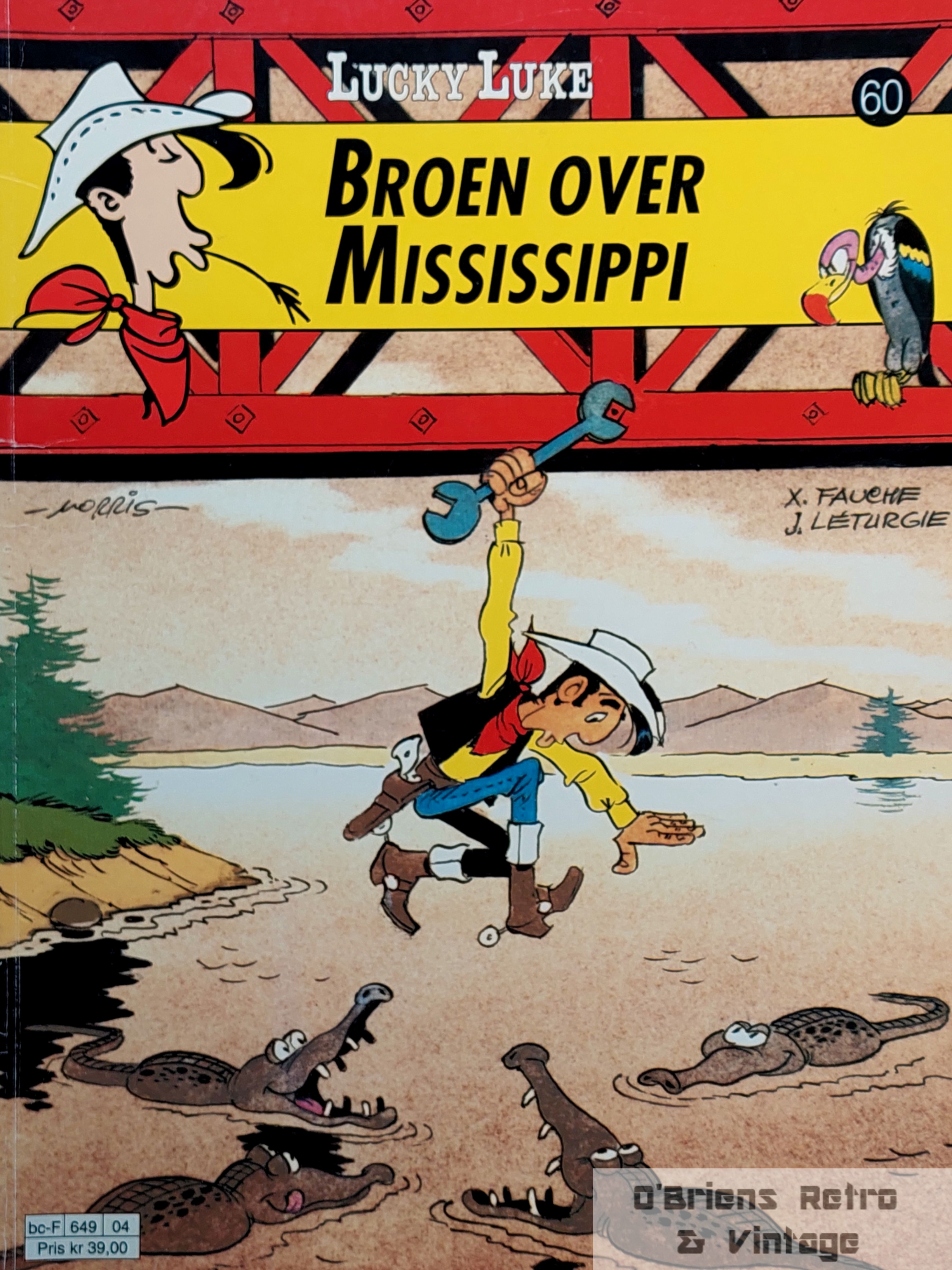 Lucky Luke - Album nr. 60 - Broen over Mississippi - 1994