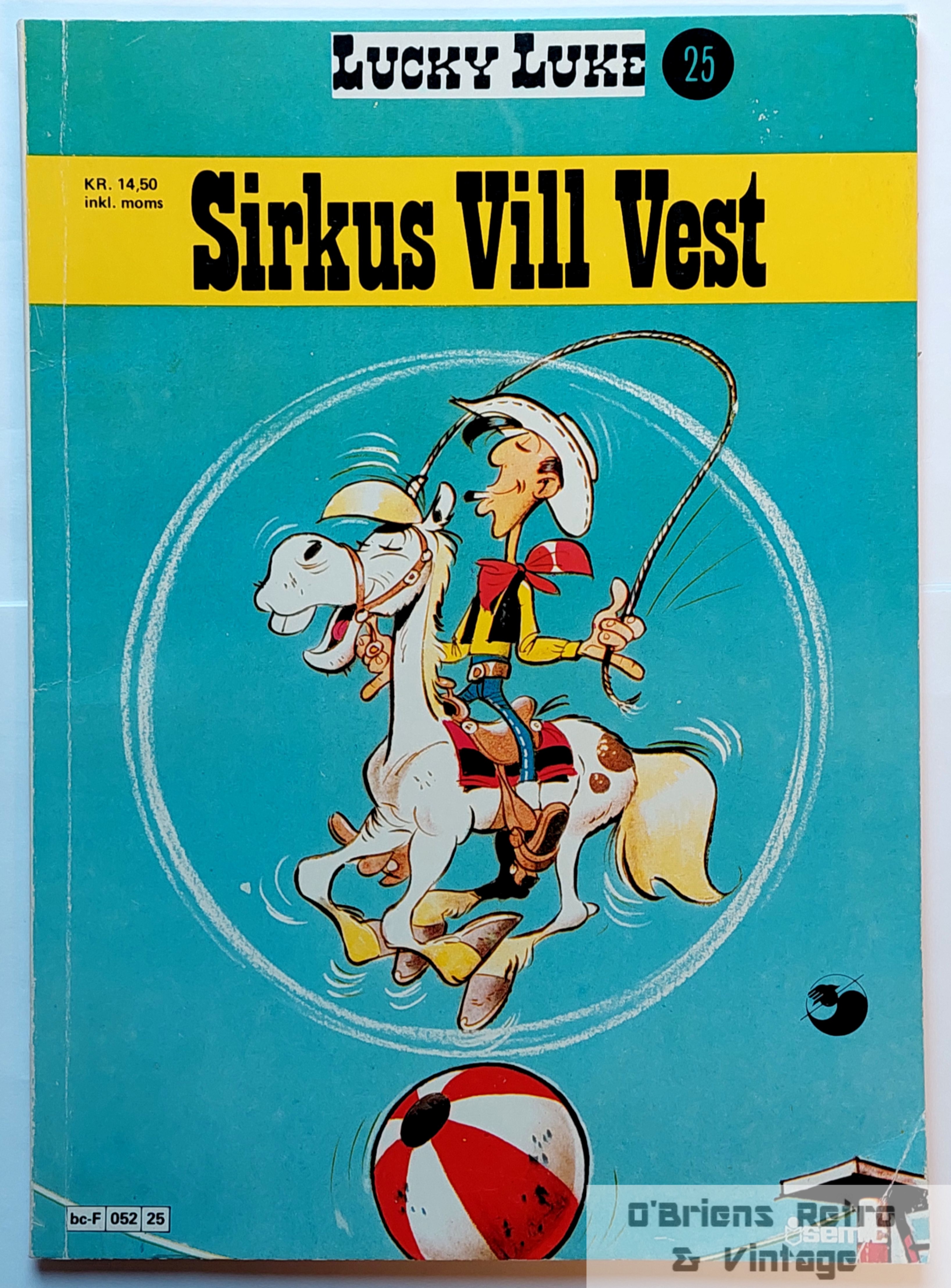 Lucky Luke - Album nr. 25 - Sirkus Vill Vest - 1978
