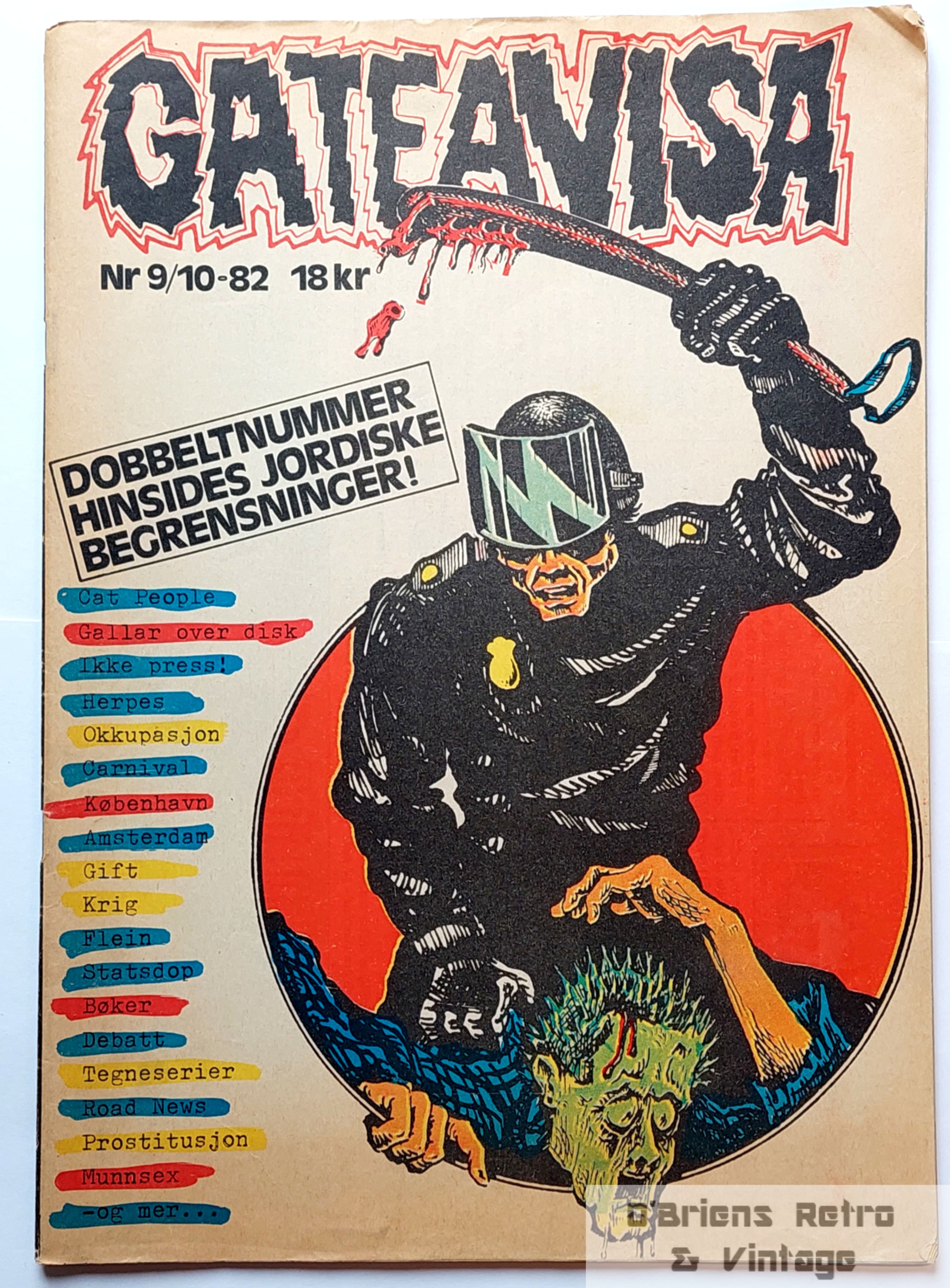 Gateavisa - 1982 - Nr. 9/10 - Dobbeltnummer hinsides jordiske begrensninger!