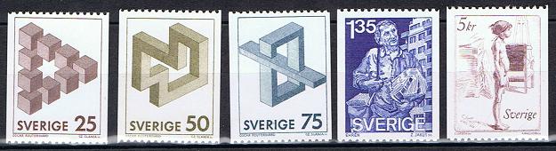 Sverige Afa: 1178-82 - Ny bruksutgave **
