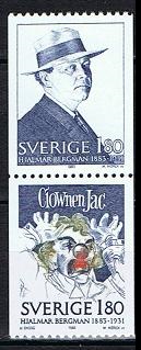 Sverige Afa: 1241 & 1242 - Hjalmar Bergmann 100 år **