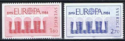 Sverige Afa: 1259-60 - Europamerker **
