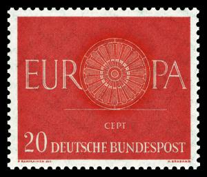 BRD 1960. Michel # 338. Europa, 20 pf.. Postfriskt merke
