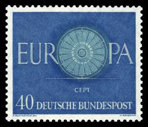 BRD 1960. Michel # 339. Europa 40,pf. Postfriskt merke