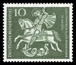 BRD 1961. Michel # 346. Speiderjubileum. Postfriskt merke