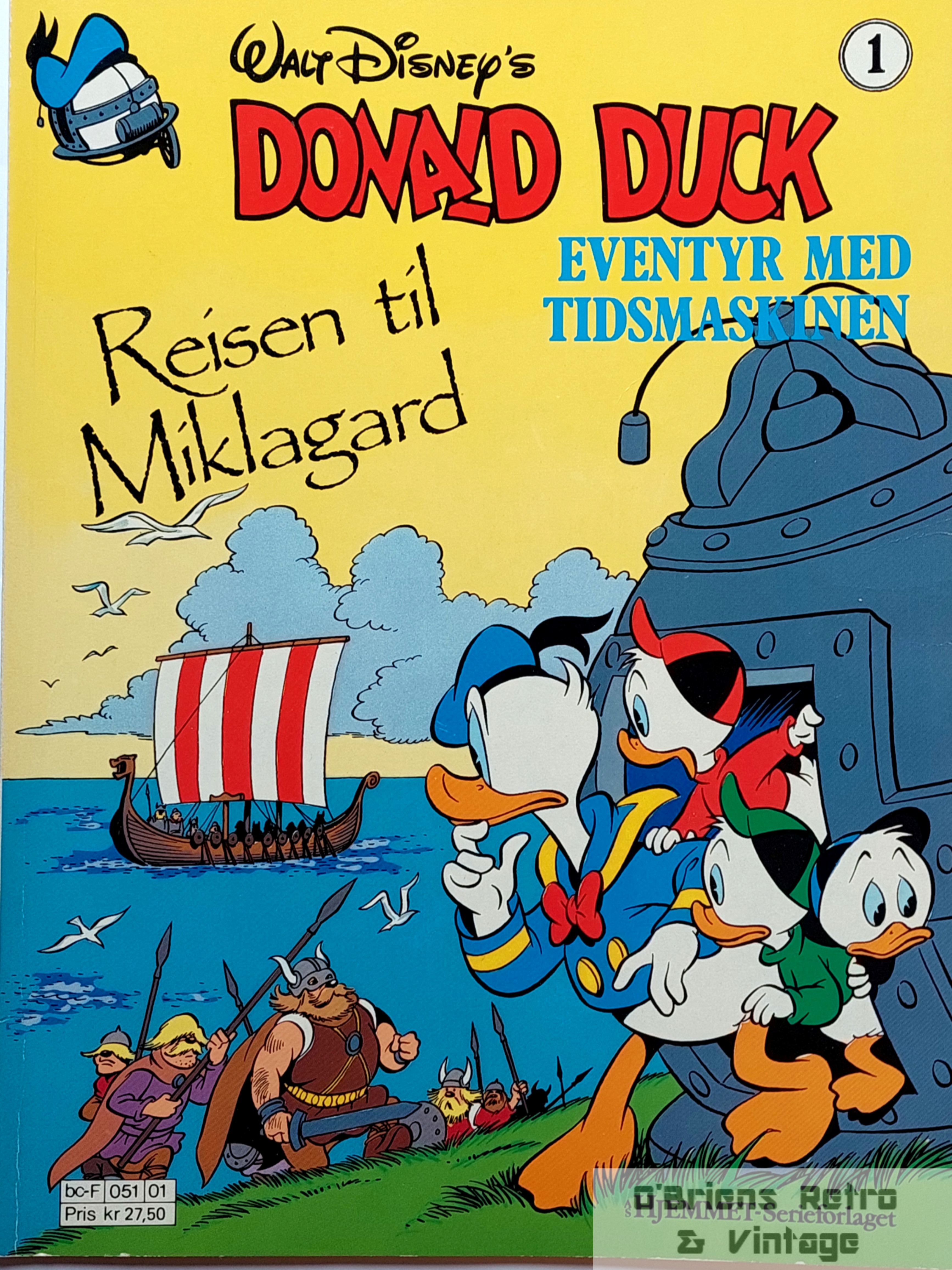 Donald Duck - Eventyr med tidsmaskinen - Nr. 1 - Reisen til Miklagard - 1987