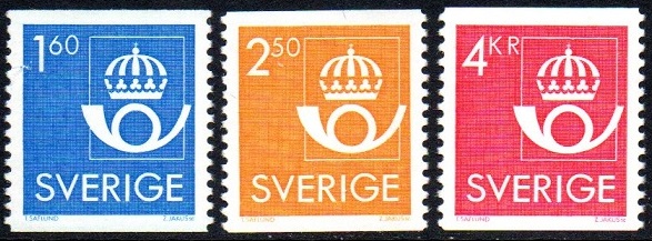 Sverige Afa: 1304-06 - Nye dagligmerker **