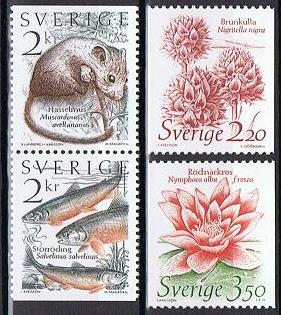 Sverige Afa: 1310-13 - Flora og fauna **
