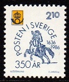 Sverige Afa: 1365 - Postvesenet 350 år **