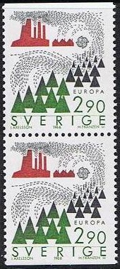 Sverige Afa: 1378 - Europamerker *