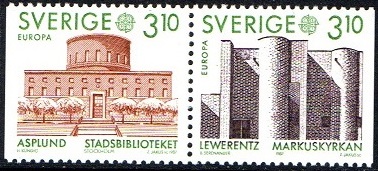 Sverige Afa: 1409-10 - Europamerker **