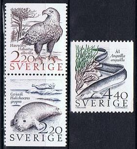 Sverige Afa: 1449-51 - Truede dyr **