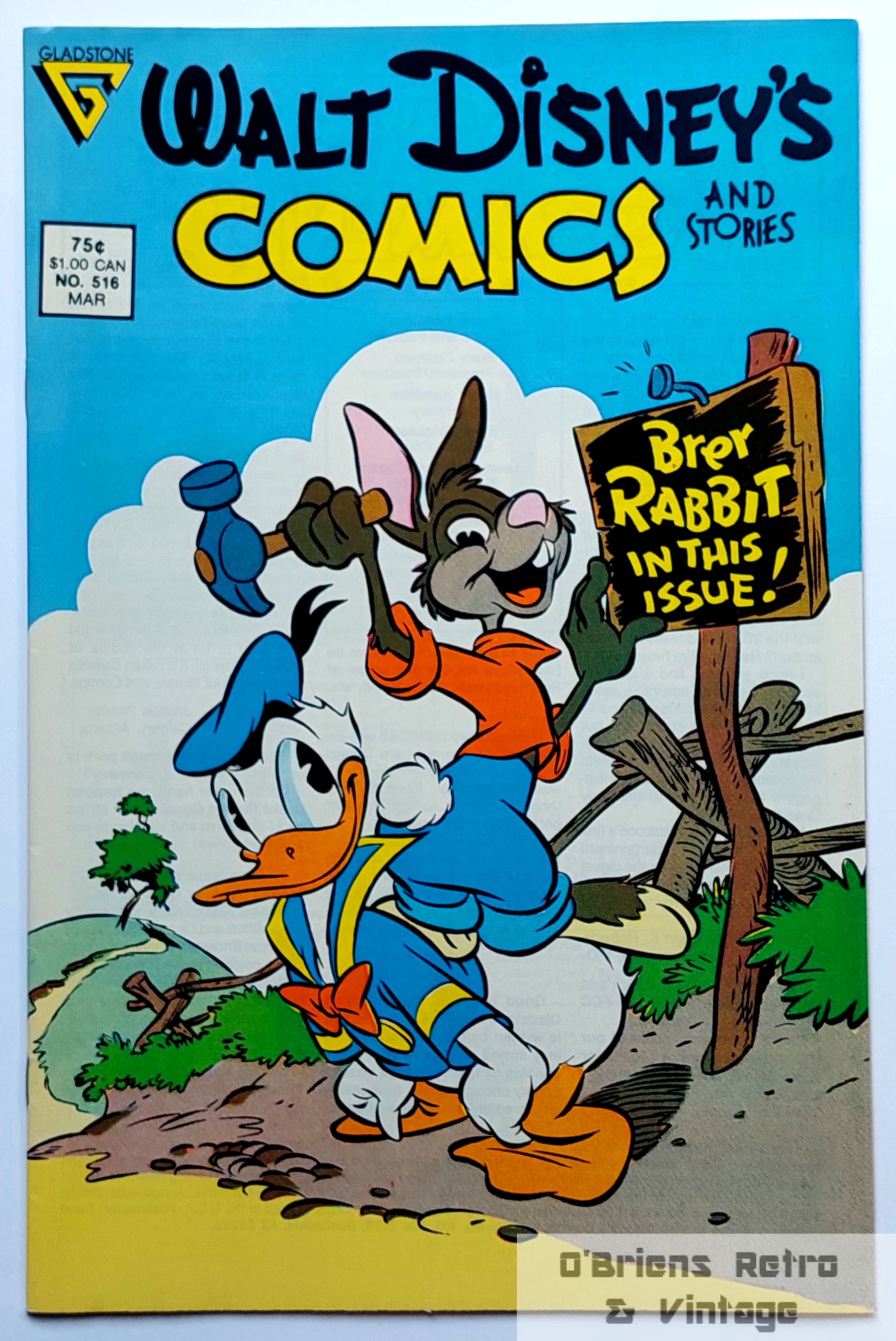 Walt Disney's Comics and Stories no. 516 (Gladstone, 1987) – US Comic