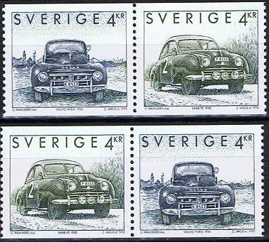 Sverige Afa: 1670-71 - Svenske bilmodeller **