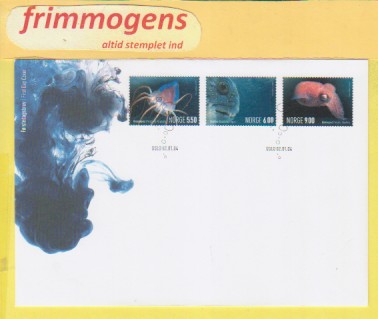 Marint liv, Norge FDC NK 1525-27 (48944)