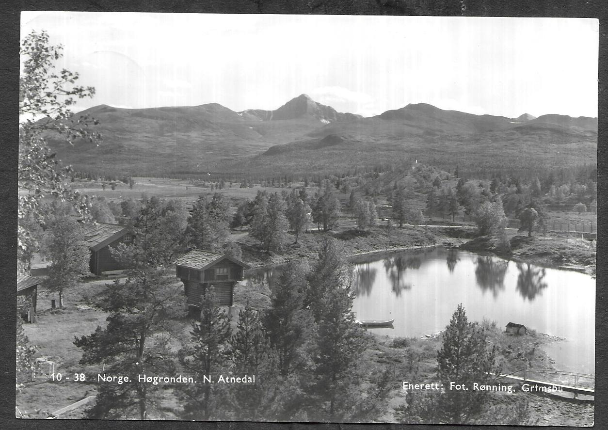 Høgronden. N. Atnedal. - Enerett: Fot. Rønning, Grismbu 10-38 - [332]