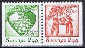 Sverige Afa: 1729-30 - Julefrimerker 1993 **