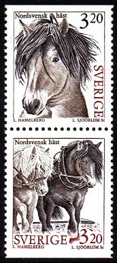 Sverige Afa: 1734-35 - Landdyr **
