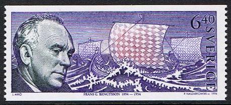 Sverige Afa: 1775 - Frans G. Bengtsson 100 år **