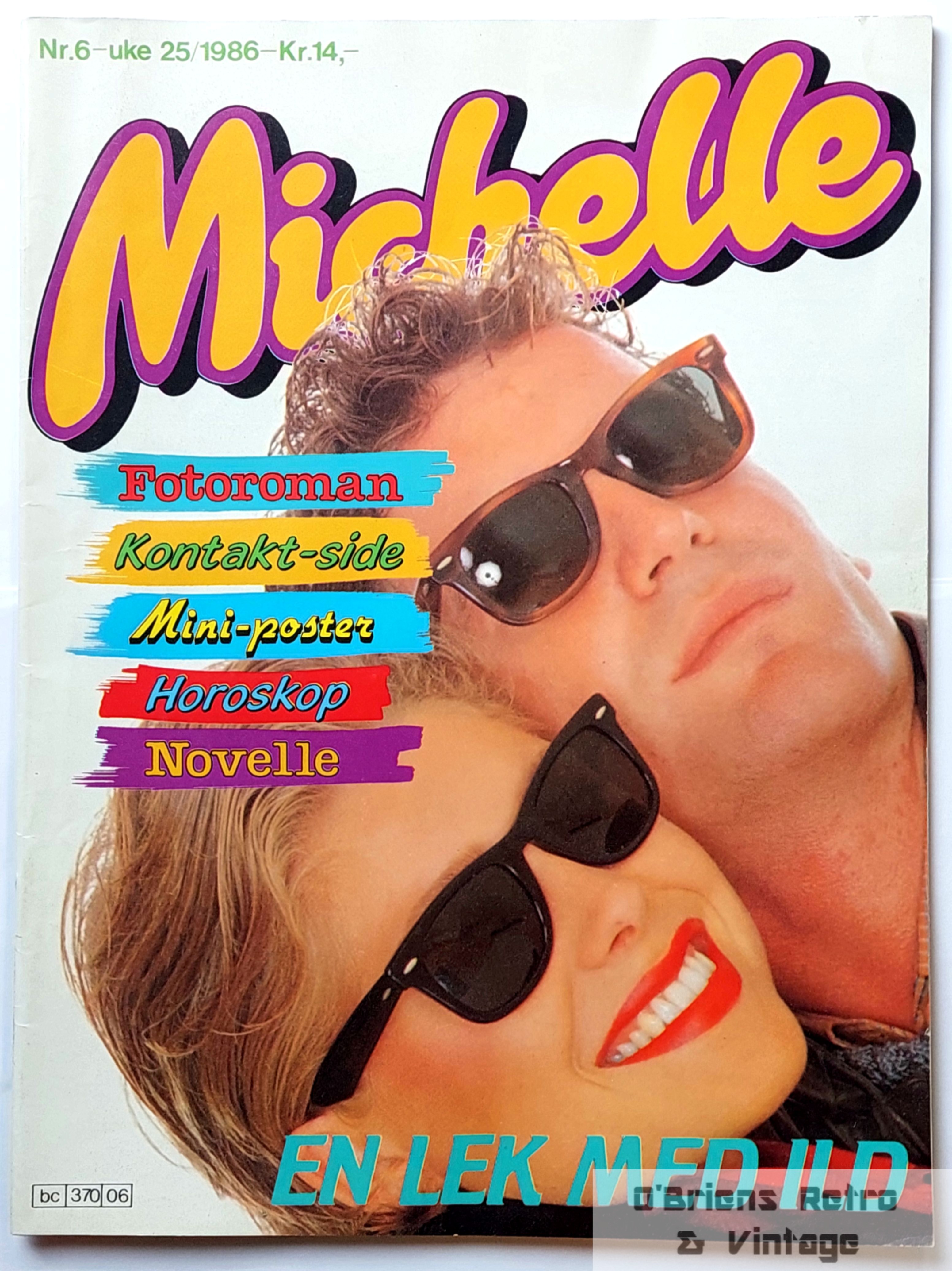 Michelle - 1986 - Uke 25 - Nr. 6 - En lek med ild