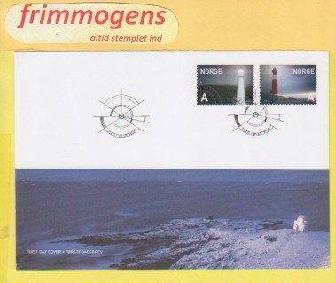 Fyrtårn,  Norge FDC NK 1581-82 (48950)