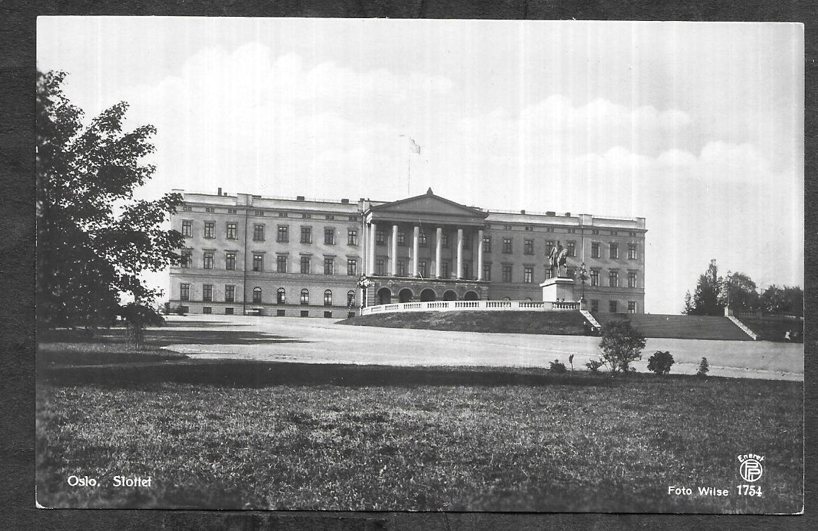 Oslo. Slottet. - Foto Wilse - OPPI 1754 - [343]