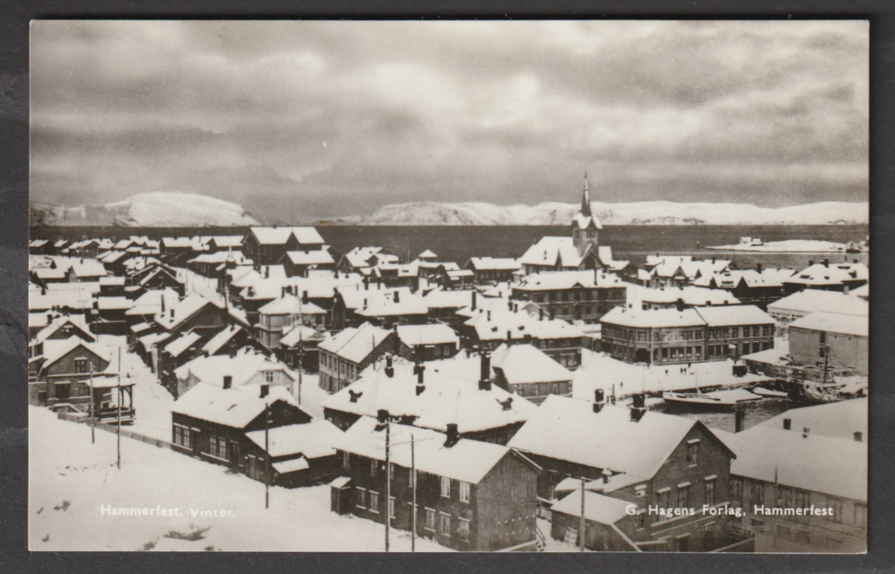 Hammerfest. Vinter. G. Hagen