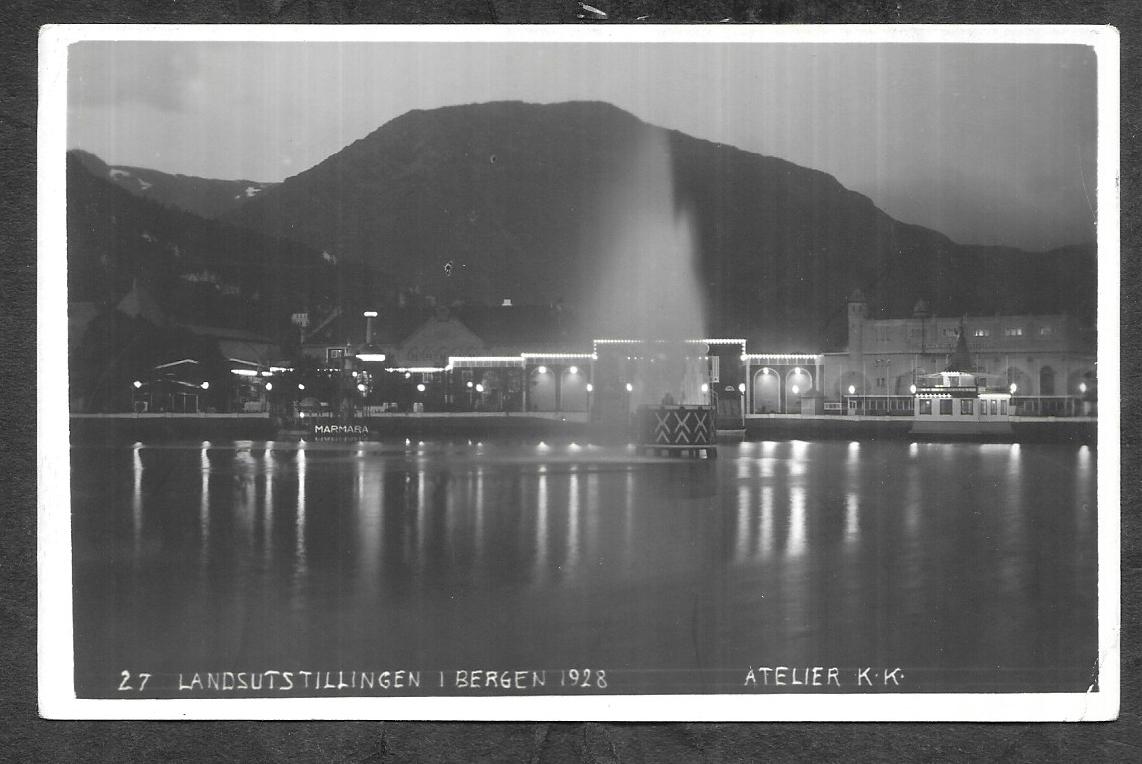 LANDSUTSTILLINGEN I BERGEN 1928. - ATELIER K-K- 27 - [345]