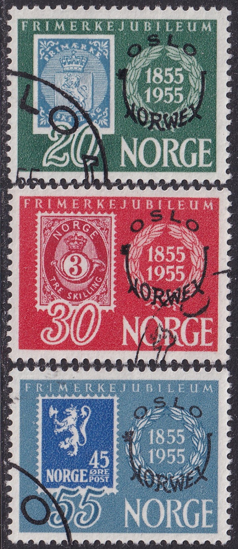 Nk 428-30 Norwex overtrykk 1955