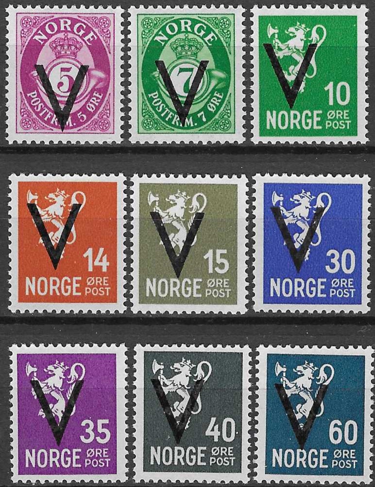 Norge NK 264-71, 273** - verdi 385 NOK